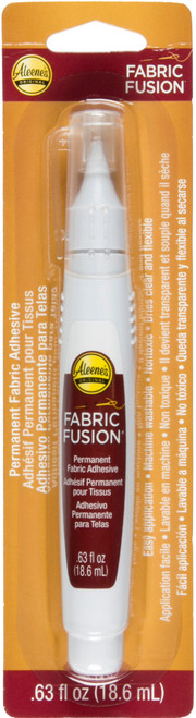 Aleene's Fabric Fusion Permanent Adhesive Pen-.63oz - 25219 - 017754252197
