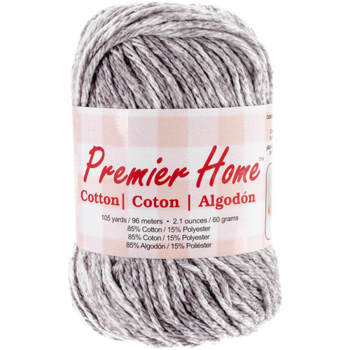 Premier Home Cotton Multi Yarn-Grey Splash - 44-20 - 847652042220