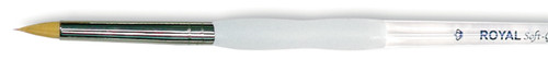 Royal&Langnickel(R) Soft-Grip Gold Taklon Short Round Brush-Size 4 - SG255-4 - 090672026804