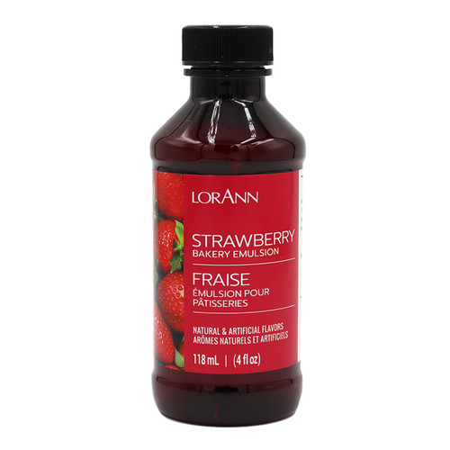 Lorann Oils Bakery Emulsions Natural & Artificial Flavor 4oz-Strawberry -0806-0768