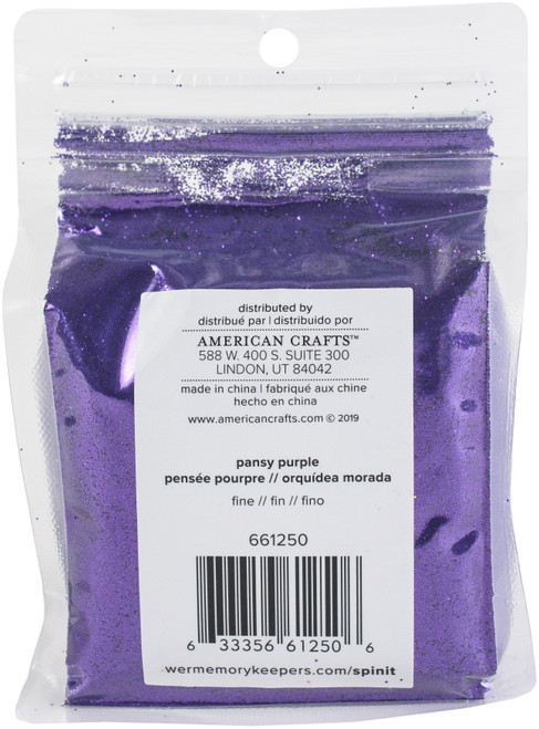 We R Memory Keepers Spin It Fine Glitter 10oz-Pansy Purple WRFNGL-250