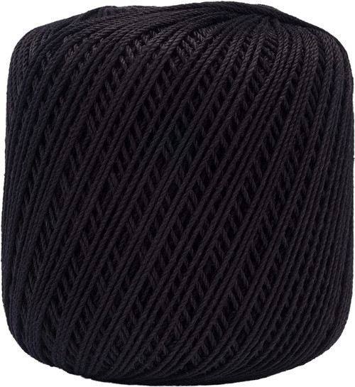 Aunt Lydia's Fashion Crochet Thread Size 3-Black 182-12