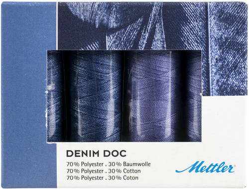 Mettler Denim Doc Thread Kit 4/PkgDENIMDOC - 40125005419034012500541903