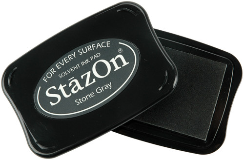 StazOn Solvent Ink Pad-Stone Gray - SZ-32