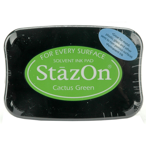 StazOn Solvent Ink Pad-Cactus Green - SZ-52 - 712353150522