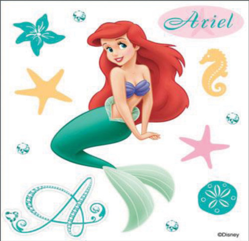 Disney Dimensional Stickers-Ariel E5120018