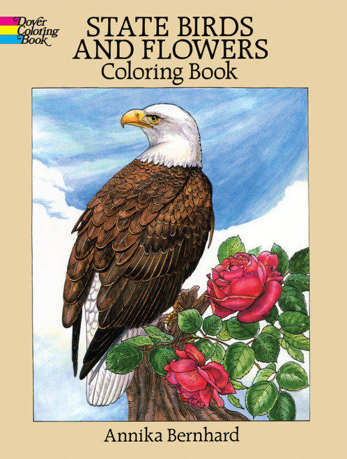 State Birds & Flowers Coloring Book-Softcover - B6264561 - 97804862645619780486264561