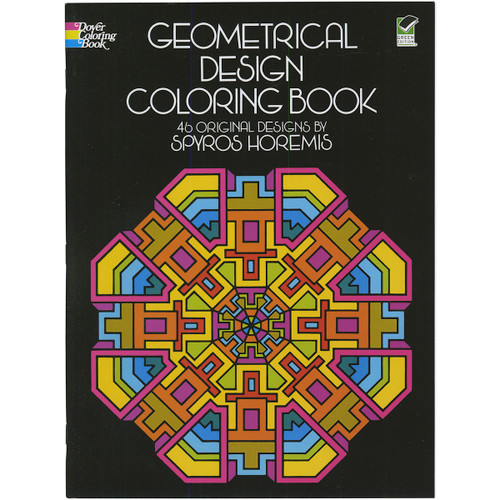 Geometrical Design Coloring Book-Softcover B6201801