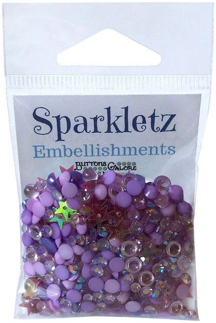 Buttons Galore Sparkletz Embellishment Pack 10g-Jelly Fish - SPK-108 - 840934055581