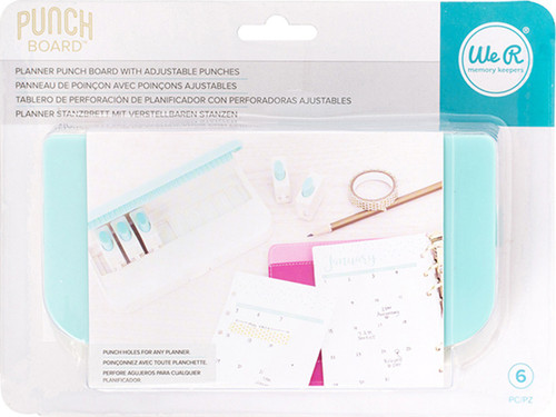 We R Planner Punch Board W/Standard Hole Punches 6/Pkg660461 - 633356604617