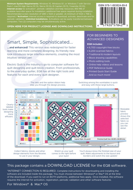 Electric Quilt 8- - A-0008EQ