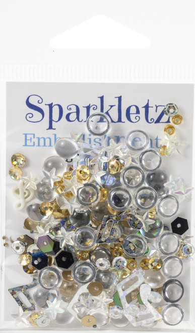 Buttons Galore Sparkletz Embellishment Pack 10g-Concerto - SPK-129 - 840934071307