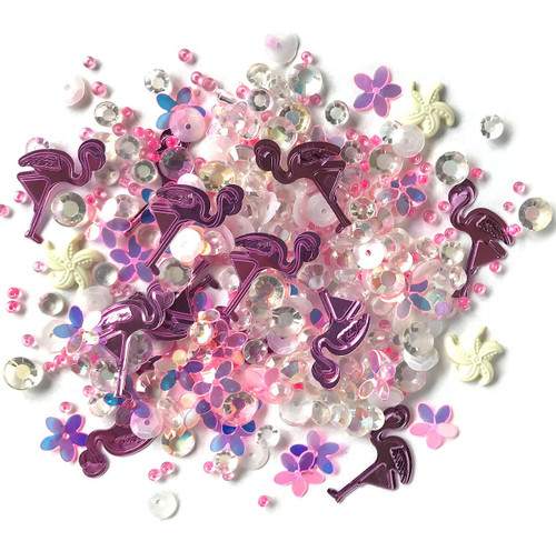 Buttons Galore Sparkletz Embellishment Pack 10g-Pink Flamingo - SPK-130