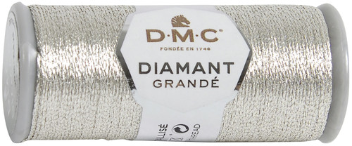 DMC Diamant Grande Metallic Thread 21.8yd-Light Silver - 381-G168 - 077540988129