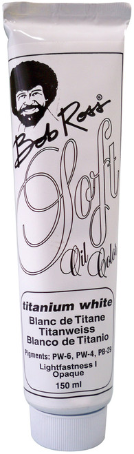 Bob Ross Soft Oil Color Paint 200ml-Titanium White - MR67150-30