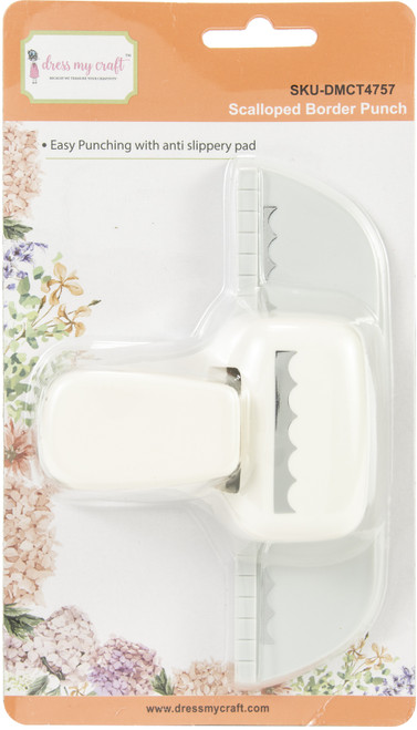 Dress My Craft Paper Punch-Scalloped Border Punch - DMCT4757 - 194186001040