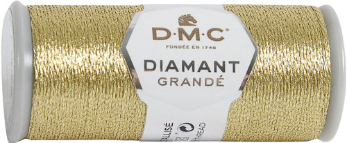 DMC Diamant Grande Metallic Thread 21.8yd-Light Gold - 381-G3821 - 077540988082