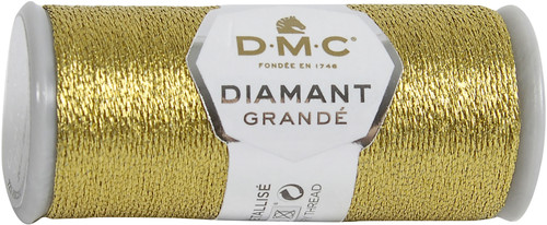 DMC Diamant Grande Metallic Thread 21.8yd-Dark Gold - 381-G3852 - 077540988105