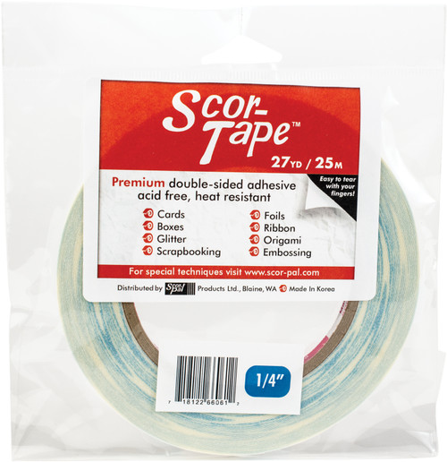 Scor-Tape-.25"X27yd - SP202 - 718122660612