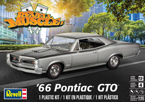 Plastic Model Kit-66' Pontiac(R) GTO(TM) 1:25 -85-4479 - 031445044793