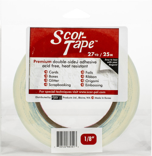 Scor-Tape-.125"X27yd - SP201 - 718122660513