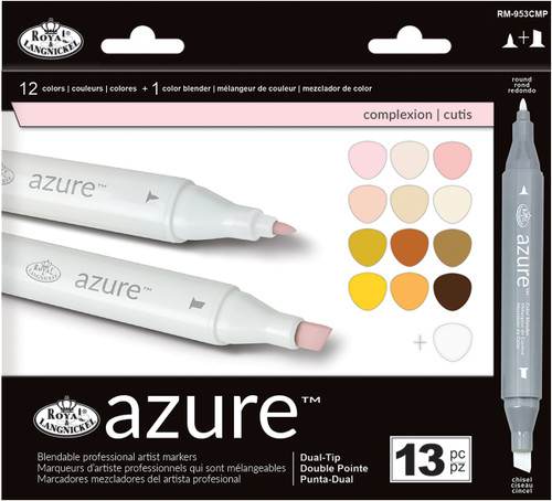 Royal & Langnickel(R) Azure Marker Set 13/Pkg-Complexion Colors RM-95-3CMP - 090672369208