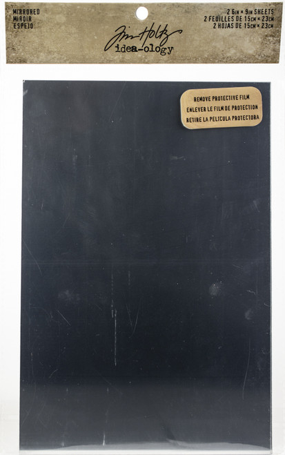 Idea-Ology Adhesive Mirrored Sheets 6"X9"-2/Pkg - TH93029 - 040861930290