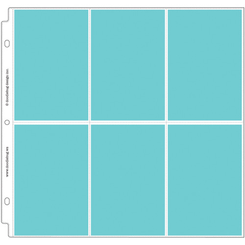 Doodlebug Page Protectors 12"X12" 12/Pkg-(6) 4"X6" Pockets - DB3492 - 842715034921