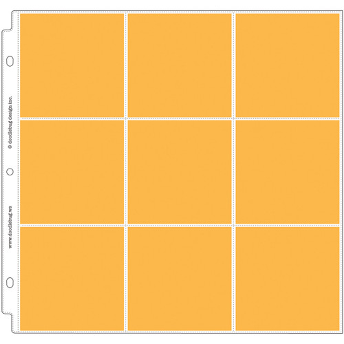 Doodlebug Page Protectors 12"X12" 12/Pkg-(9) 4"X4" Pockets - DB3493 - 842715034938