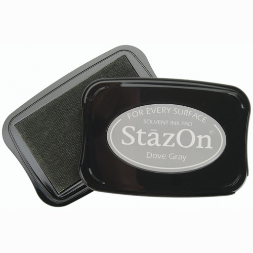 StazOn Solvent Ink Pad-Dove Gray - SZ-33 - 712353150331