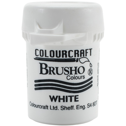Brusho Crystal Colour 15g-White BRB12-W - 50601338513705060133851370