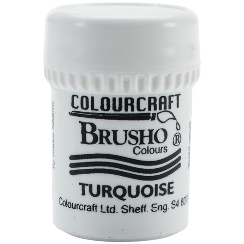 Brusho Crystal Colour 15g-Turquoise BRB12-T - 5060133851349