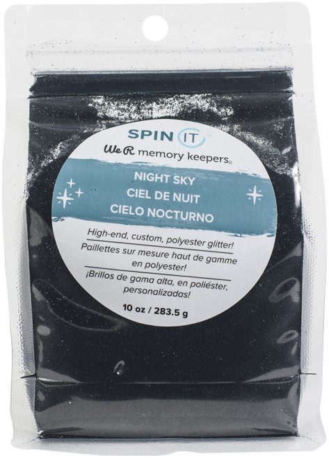 We R Memory Keepers Spin It Extra Fine Glitter 10oz-Night Sky WREXFGL-061 - 633356610618