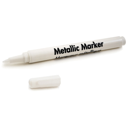 Metallic Permanent Marker .7mm Extra Fine Point-White SW462-C