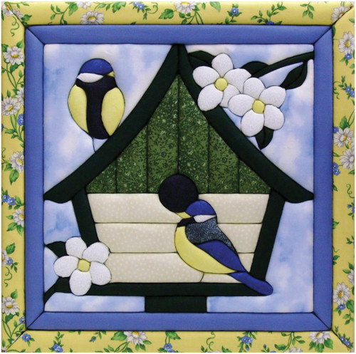 Quilt-Magic No Sew Wall Hanging Kit-Happy Home - QM134 - 724180001342