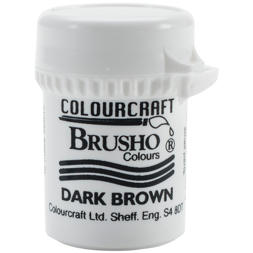 Brusho Crystal Colour 15g-Dark Brown - BRB12-DBN - 50601338546095060133854609