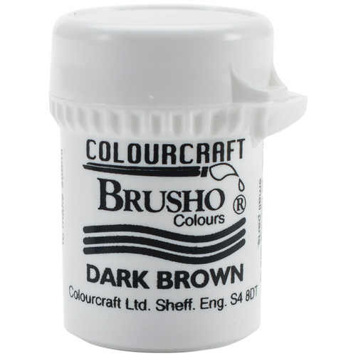 Brusho Crystal Colour 15g-Dark Brown -BRB12-DBN - 5060133854609