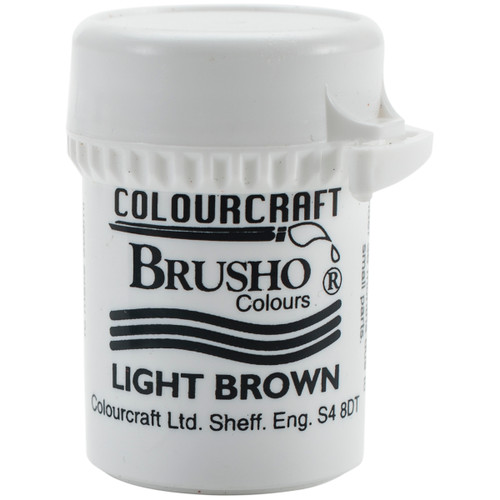 Brusho Crystal Colour 15g-Light Brown BRB12-LBN - 50601338514315060133851431