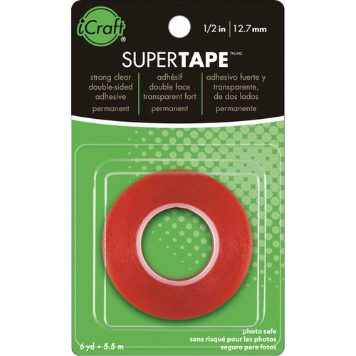 iCraft Super Tape-.5"X6yd - 4102 - 000943041023