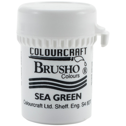 Brusho Crystal Colour 15g-Sea Green - BRB12-SGN - 50601338513635060133851363