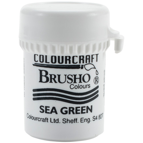 Brusho Crystal Colour 15g-Sea Green BRB12-SGN - 50601338513635060133851363
