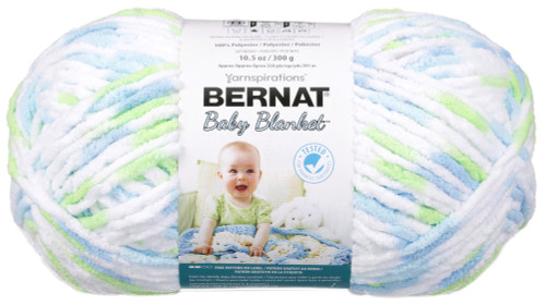 Bernat Baby Blanket Big Ball Yarn-Funny Prints - 161104-04233 - 057355336476