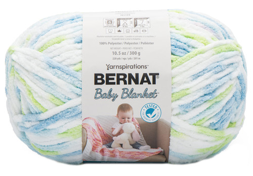 Bernat Baby Blanket Big Ball Yarn-Funny Prints - 161104-04233 - 057355336476