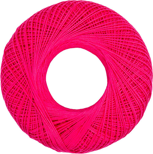 Aunt Lydia's Classic Crochet Thread Size 10-Hot Pink - 154-332 Aunt Lydia's Classic Crochet Thread Size 10-Hot Pink - 154-332