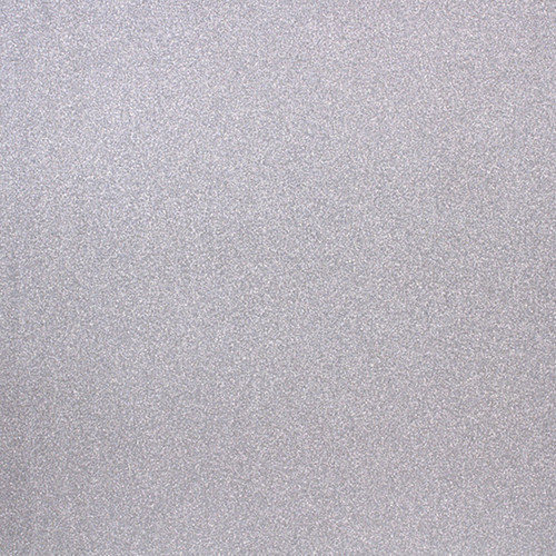 American Crafts POW Glitter Paper 12"X12"-Solid/Silver - POW-71511 - 718813715119