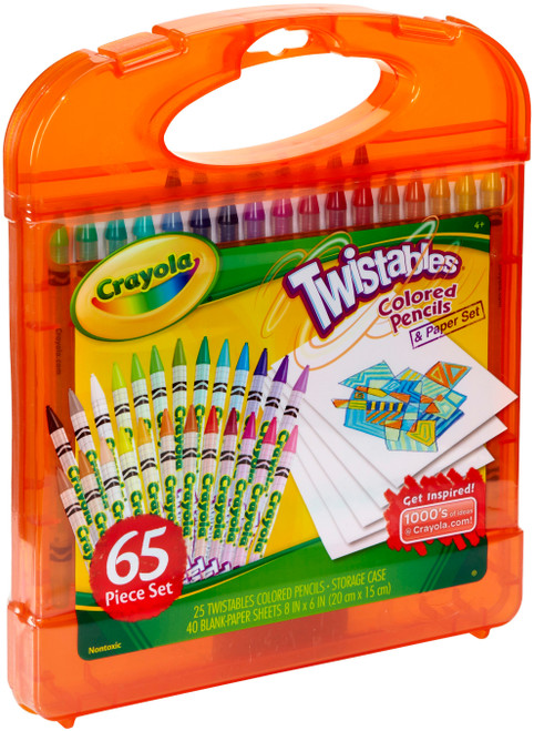 Crayola Twistables Colored Pencil Kit-Assorted Colors 04-5225