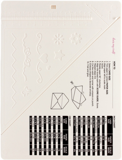 Dress My Craft Multi Purpose Mini Score Board-8.5"X6.3" - DMCT4471