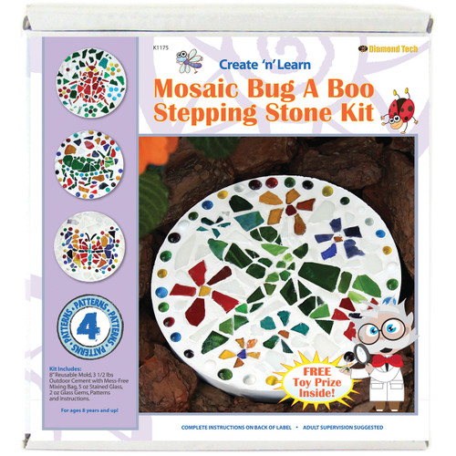Diamond Tech Mosaic Stepping Stone Kit-Bug A Boo - K1175 - 794366011755