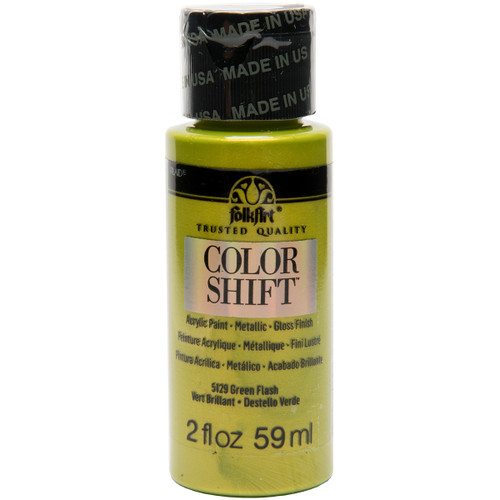 FolkArt Color Shift Paint 2oz-Green Flash - FACS2-5129 - 028995051296 FolkArt Color Shift Paint 2oz-Green Flash - FACS2-5129 - 028995051296