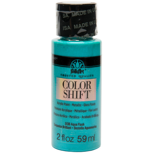 FolkArt Color Shift Paint 2oz-Aqua Flash - FACS2-5130 - 028995051302